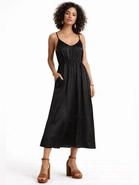 johnny was navy beaded mesh dress Johnny Was Loane Mesh Dress – The Colony Shop main image 1